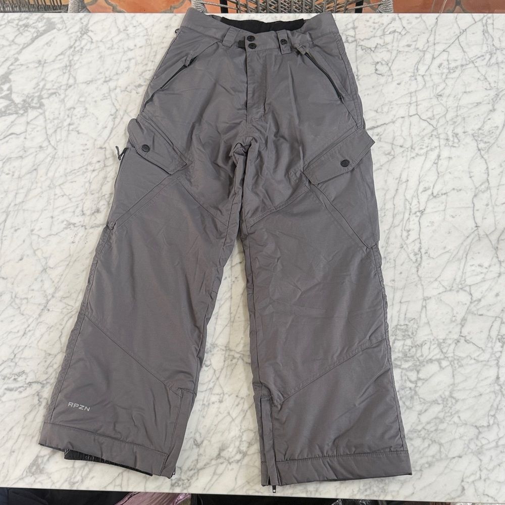 RPZN Ripzone Youth Large Sz 14/16 Gray ski snow pants